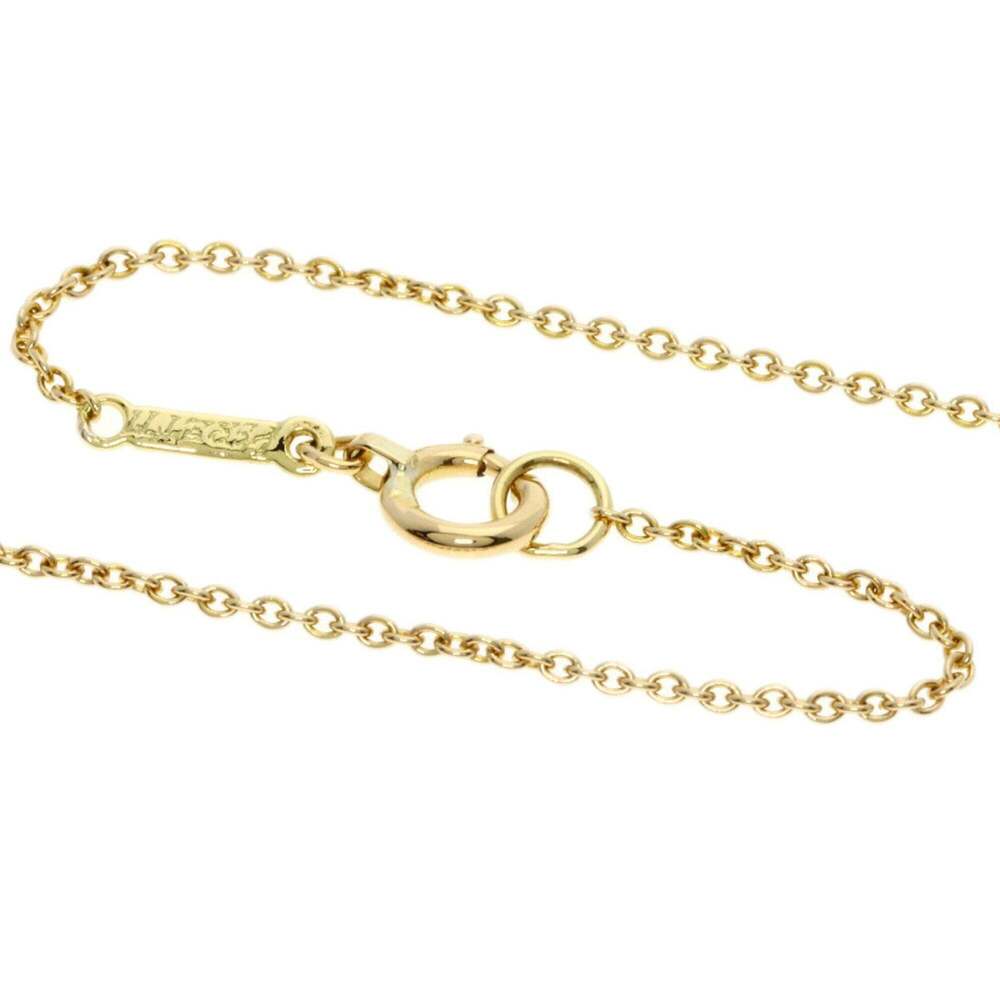 TIFFANY 18k Gold Diamond Necklace - Picture 3 of 5